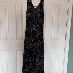 Chico’s Floral-Print Sleeveless Maxi Dress - Size XL
